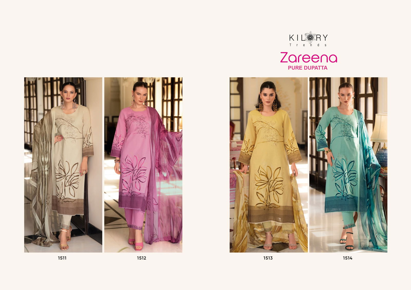 Zareena By Kilory Pure Cotton Printed Salwar Kameez Orders In India